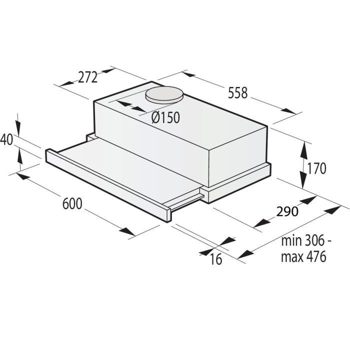 Вытяжка кухонная Gorenje TH64E4BG изображение 7