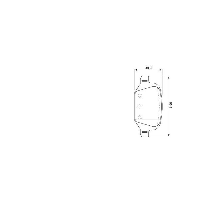 Тормозные колодки Bosch 0 986 424 756