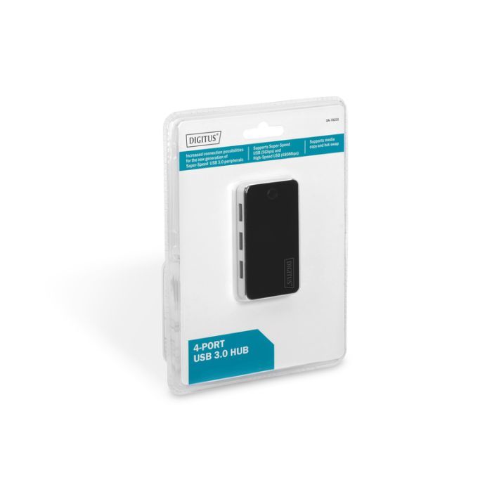 Концентратор Digitus USB 3.0 Hub, 4 Port (DA-70231) изображение 7
