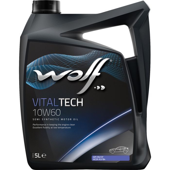 Моторное масло Wolf VITALTECH 10W60 5л (8314926)
