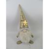 Новогодняя фигурка Novogod`ko Гном в золотом колпаке, 44 см, LED звезда. (974623)