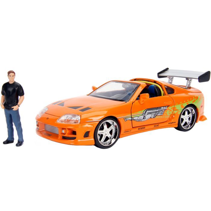 Машина Jada металлическая Форсаж Toyota Supra (1995) + фигурка Брайана 1:24 (253205001) изображение 2