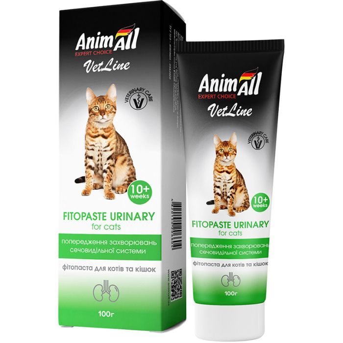 Паста для животных AnimAll VetLine уринары для кошек 100 г (4820150206604)