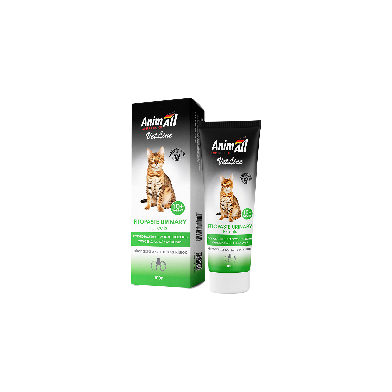 Паста для животных AnimAll VetLine уринары для кошек 100 мл (4820150206604)