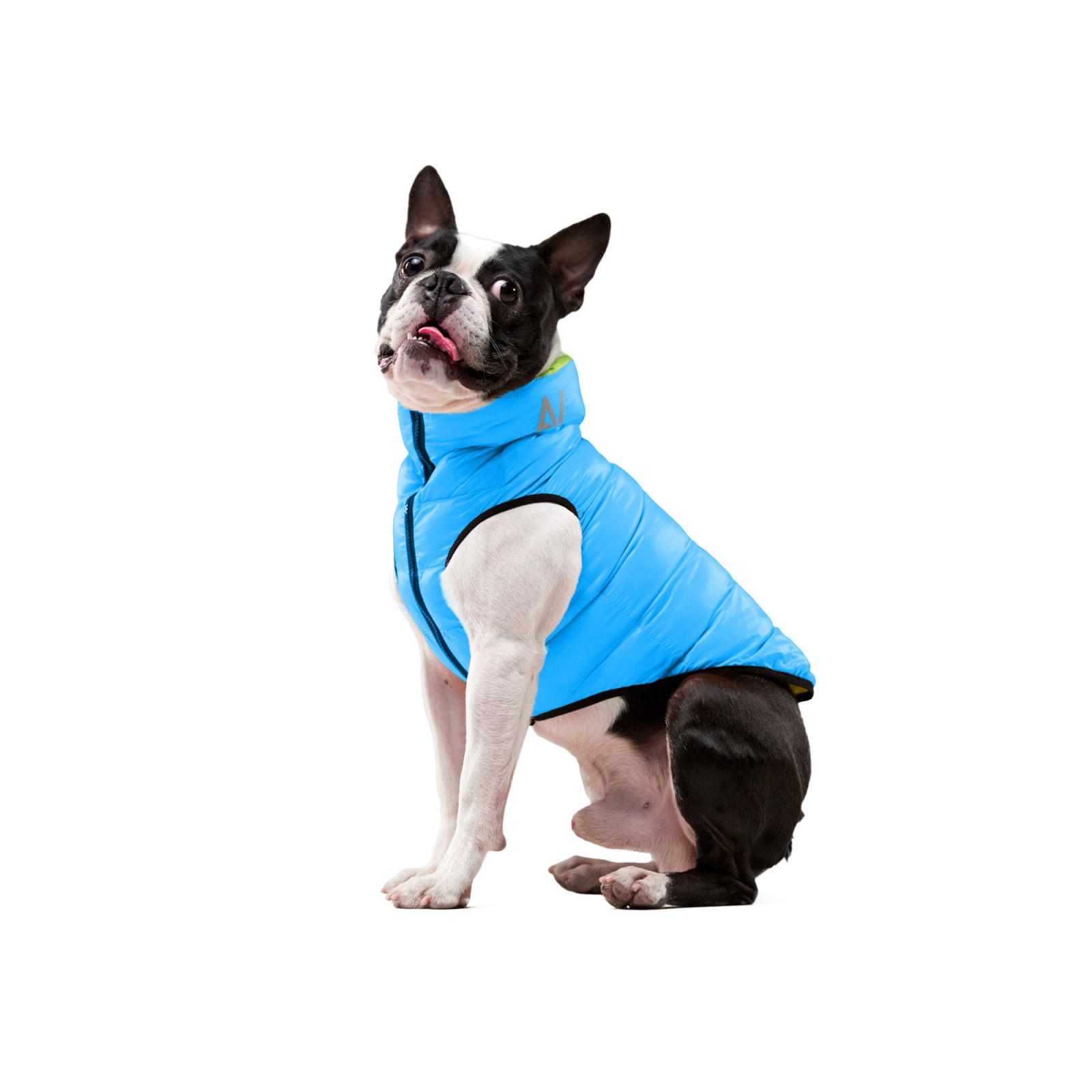 Курточка для животных Airy Vest двусторонняя S 35 салатово-голубая (1601) изображение 3