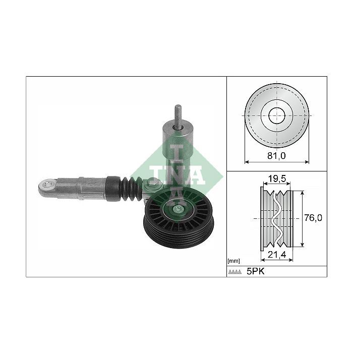 Натягувач ременя з роликом INA 534 0014 10