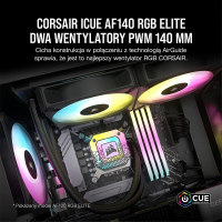 Кулер для корпуса Corsair AF140 RGB Elite (CO-9050155-WW) изображение 4