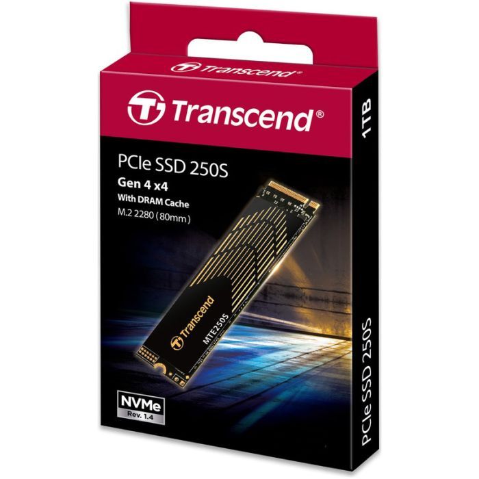 Накопитель SSD M.2 2280 1TB Transcend (TS1TMTE250S) изображение 4