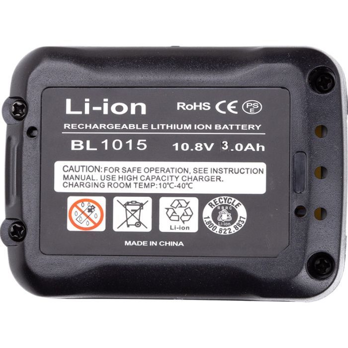 Аккумулятор к электроинструменту PowerPlant для MAKITA 10.8V 3.0Ah Li-ion (BL1015B) (TB920945) изображение 3