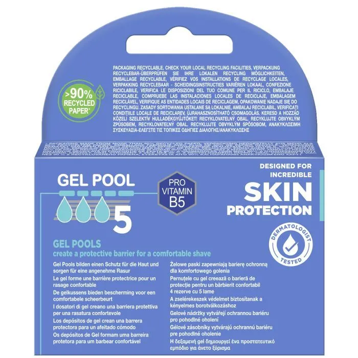 Сменные кассеты Wilkinson Sword Hydro 5 Blades 4 шт. (4027800402205) изображение 2