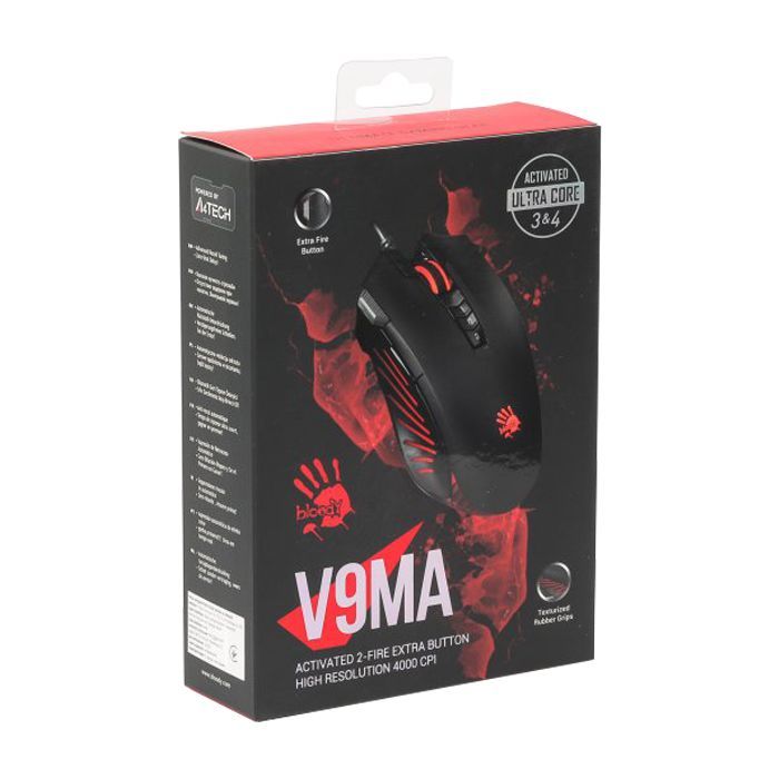 Мышка A4Tech Bloody V9MA Black изображение 6