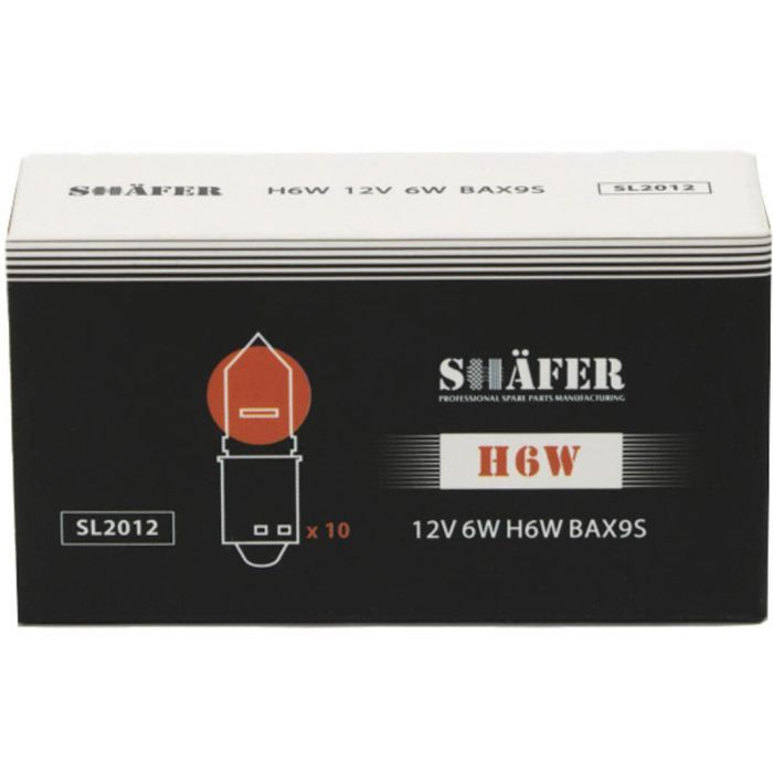 Автолампа SHAFER 12V6WH6WBAX9S (SL2012) изображение 2