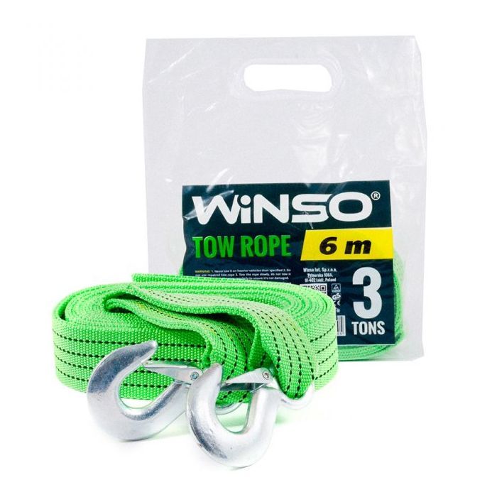 Трос буксировочный WINSO 3т, 6м (133600) изображение 2