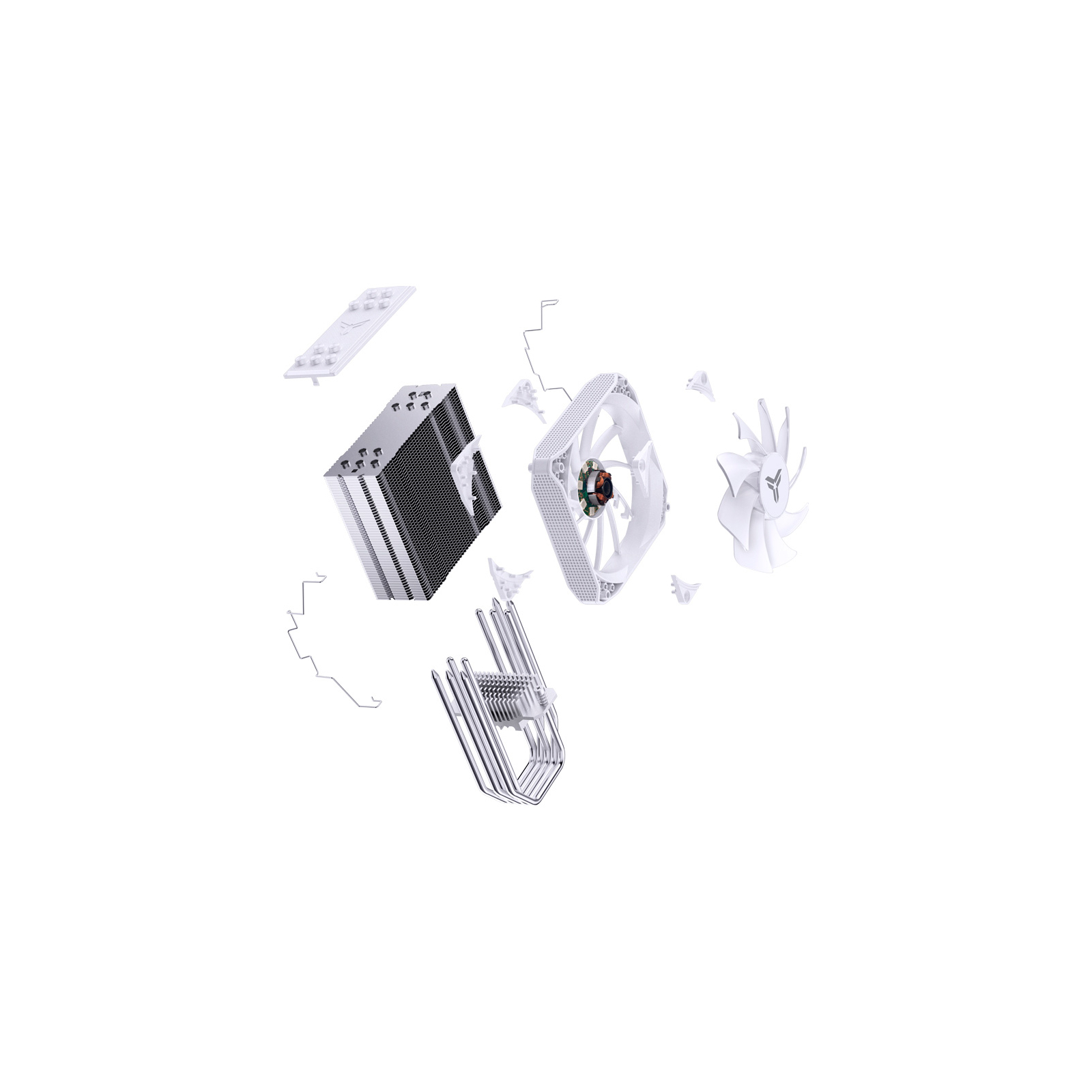Кулер для процессора JONSBO PISA A5 White изображение 7