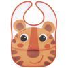 Слюнявчик Canpol babies Hello Little пластмассовый с карманчиком Оранжевый (9/232_ora)