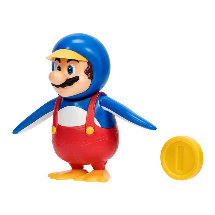 Фігурка Super Mario з артикуляцією - Маріо-пінгвін 10 см (40824i) зображення 2