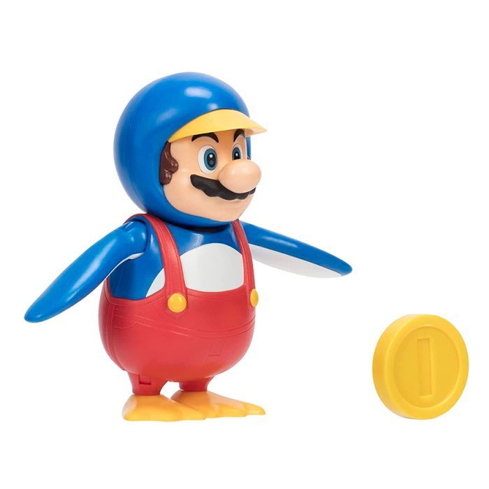 Фігурка Super Mario з артикуляцією - Маріо-пінгвін 10 см (40824i) зображення 6