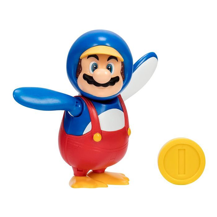 Фігурка Super Mario з артикуляцією - Маріо-пінгвін 10 см (40824i) зображення 7
