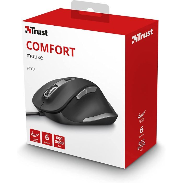 Мышка Trust Fyda Comfortable ECO USB Black-GREY (24728) изображение 12