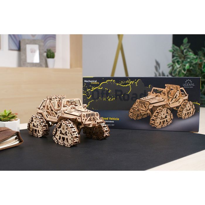 Конструктор Ugears Гусеничний позашляховик (6337469) зображення 3