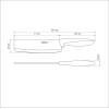 Кухонный нож Tramontina Plenus Black 178 мм (23444/107) изображение 4