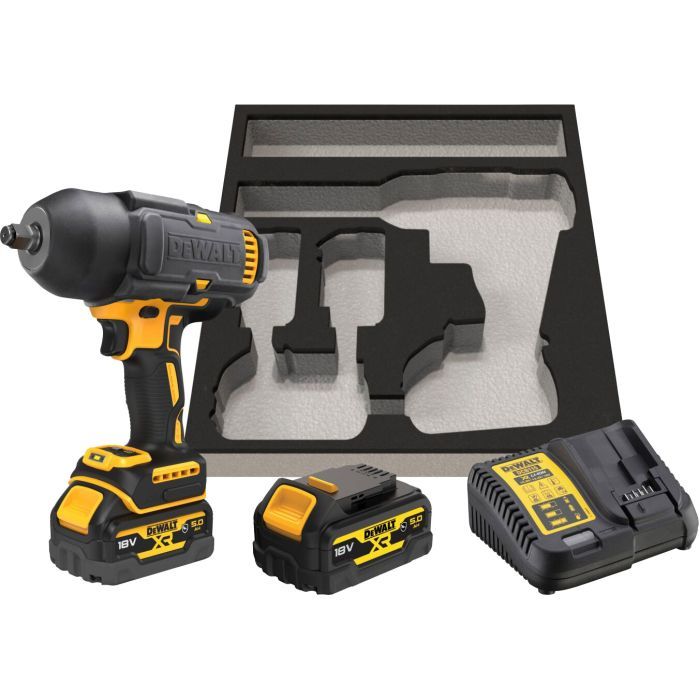 Гайковерт DeWALT 18 В XR Li-lon 2x5Ah, 1396 Нм (DCF900P2G) изображение 7