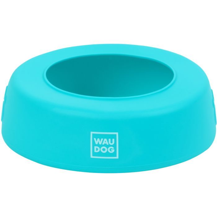 Посуд для собак WAUDOG Silicone Миска-непроливайка 1 л сіра (507911)