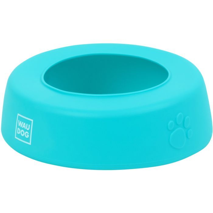 Посуд для собак WAUDOG Silicone Миска-непроливайка 1 л сіра (507911) зображення 3