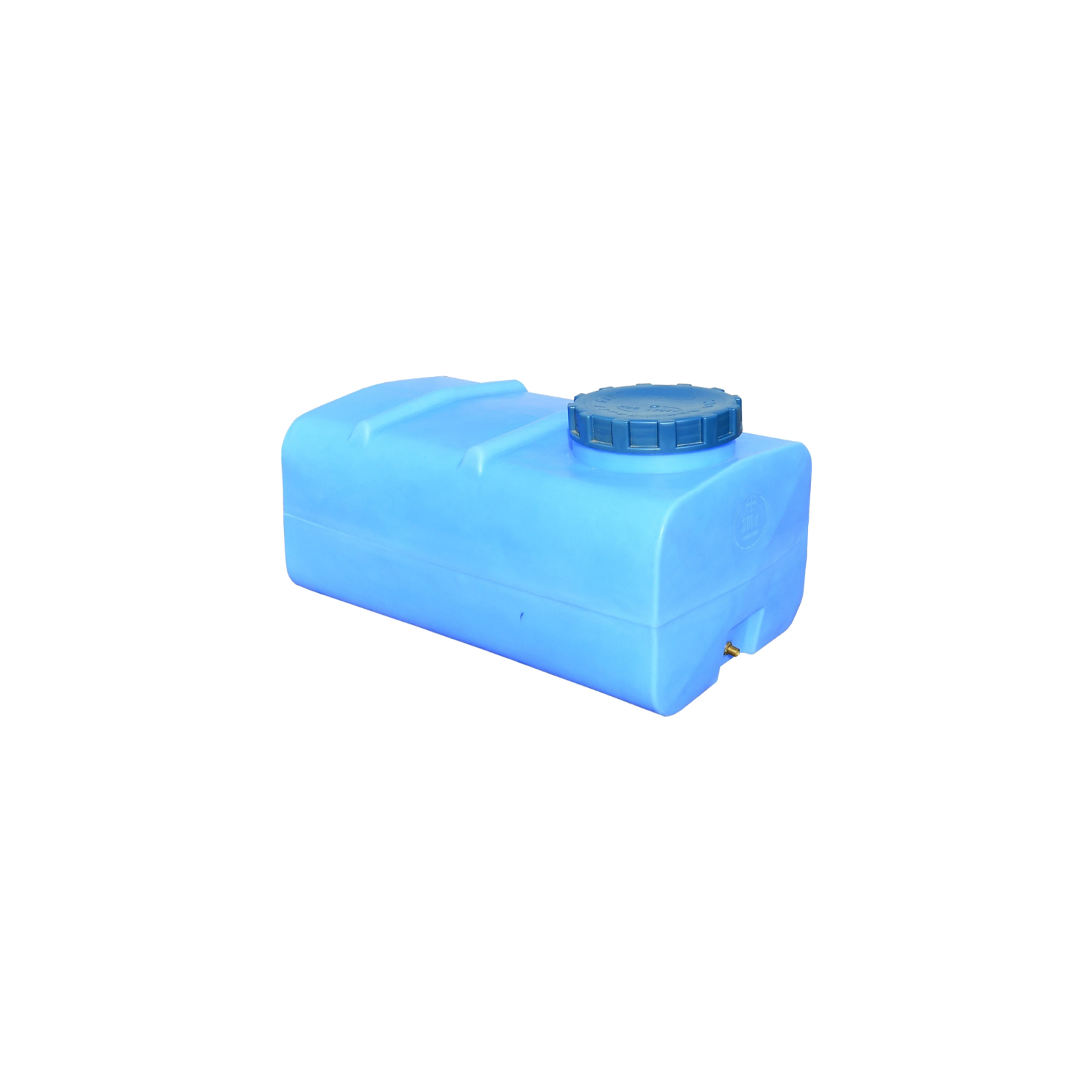 Емкость для воды Пласт Бак квадратная пищевая 100 л прямоугольная синяя (12453)