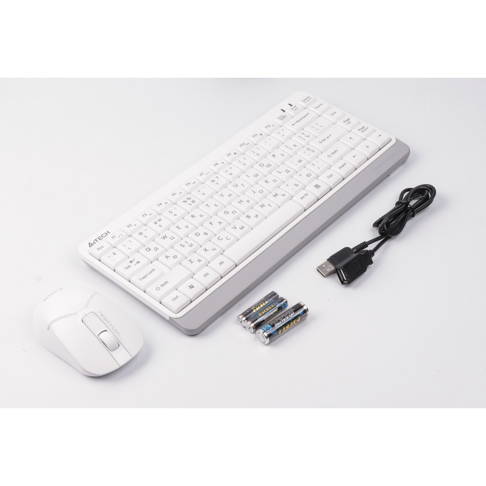 Комплект A4Tech FG1112S Wireless White (FG1112S White) зображення 5