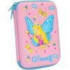 Пенал Cool For School с тиснением 1 отделение Розовый (QT-5625-Pink)