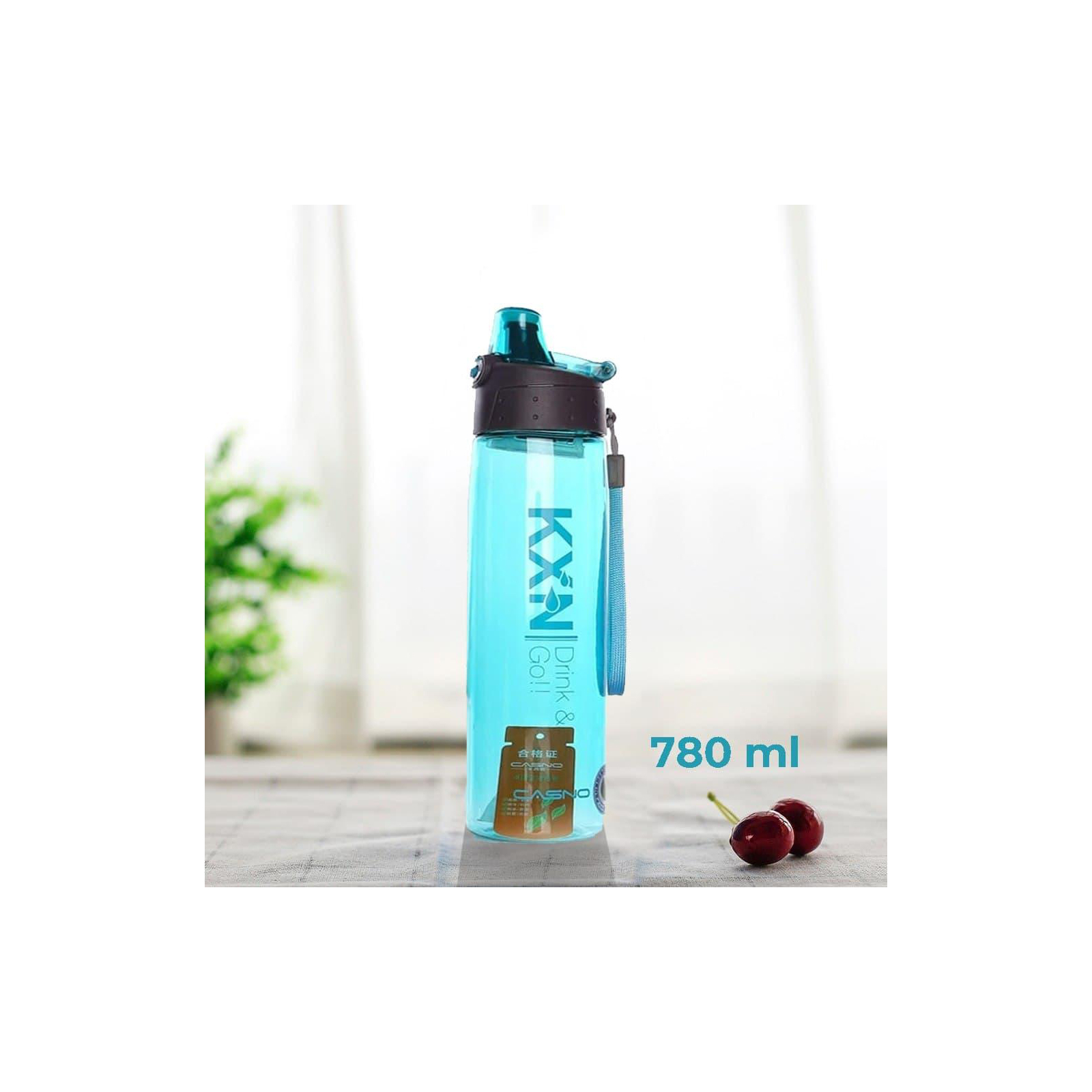 Пляшка для води Casno 780 мл KXN-1180 Блакитна (KXN-1180_Blue) зображення 2