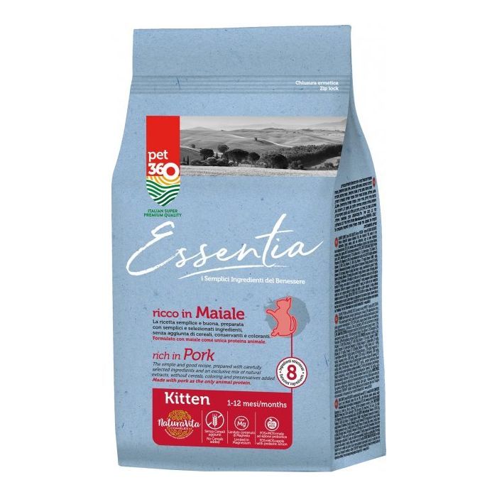 Сухой корм для кошек Essentia Grain Free Kitten со свининой 1.5 кг (8014556129629)
