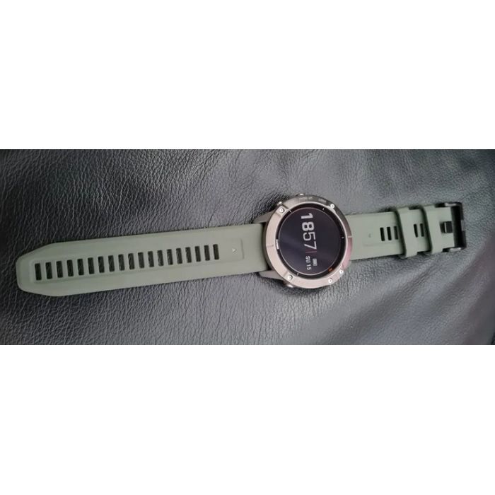 Ремінець до смарт-годинника Garmin fenix 7X 26mm QuickFit Moss Silicone (010-13117-03) зображення 2