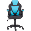 Крісло ігрове GT Racer X-1414 Black/Light Blue зображення 2