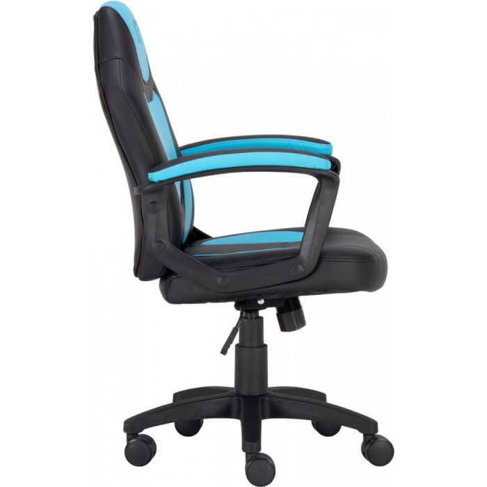 Кресло игровое GT Racer X-1414 Black/Light Blue изображение 3