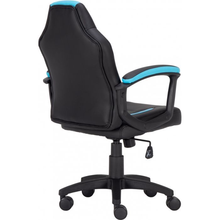 Кресло игровое GT Racer X-1414 Black/Light Blue изображение 4