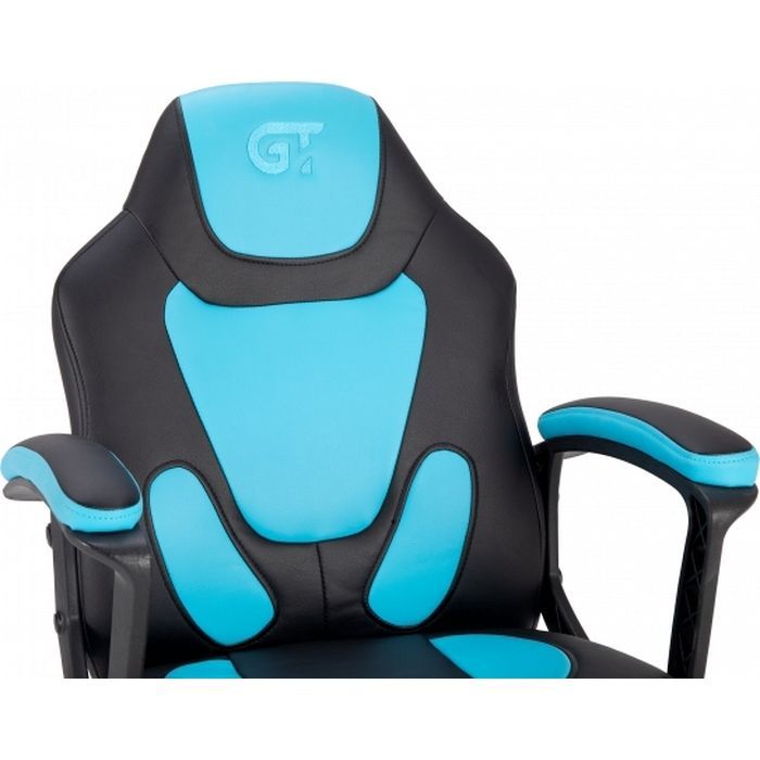 Кресло игровое GT Racer X-1414 Black/Light Blue изображение 5