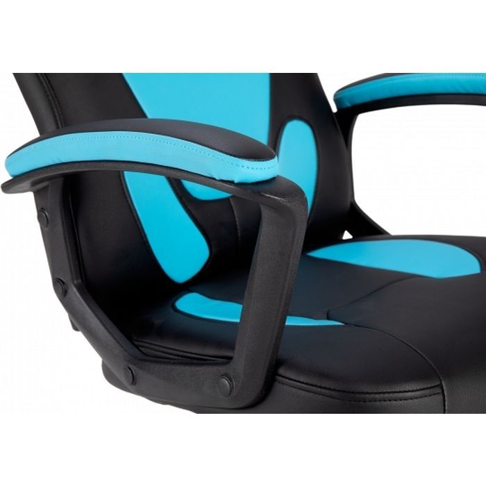 Кресло игровое GT Racer X-1414 Black/Light Blue изображение 7