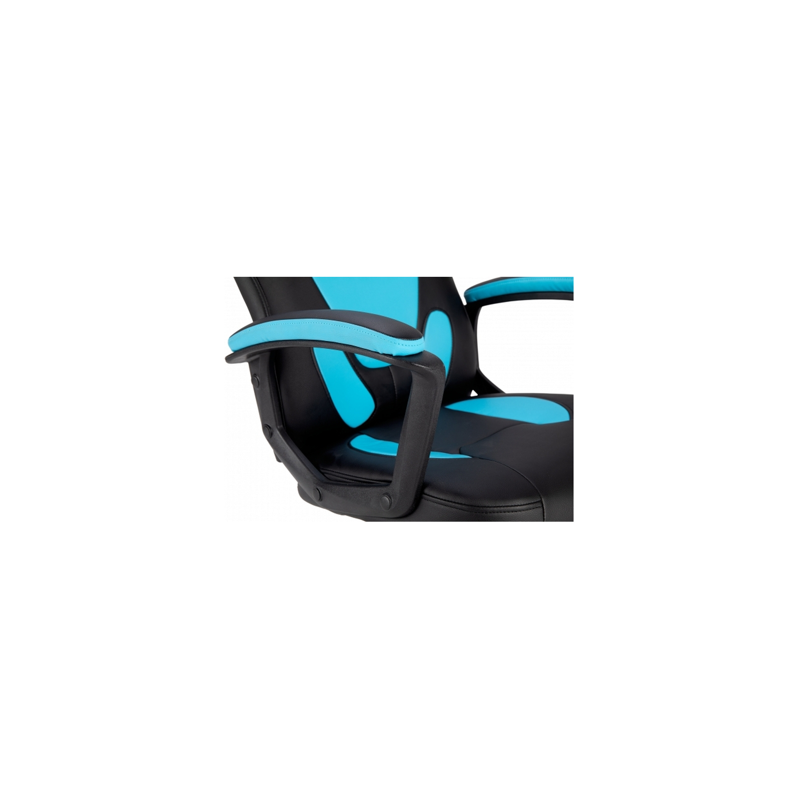 Кресло игровое GT Racer X-1414 Blue/Yellow изображение 7