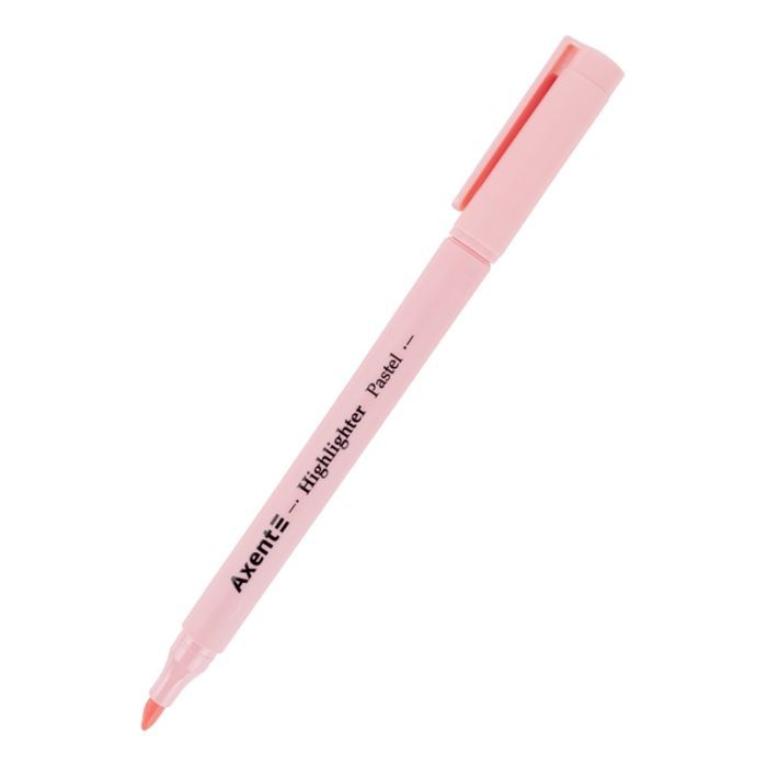 Маркер Axent Highlighter Pastel 2-4 мм клиновидный розовый (2533-10-A)