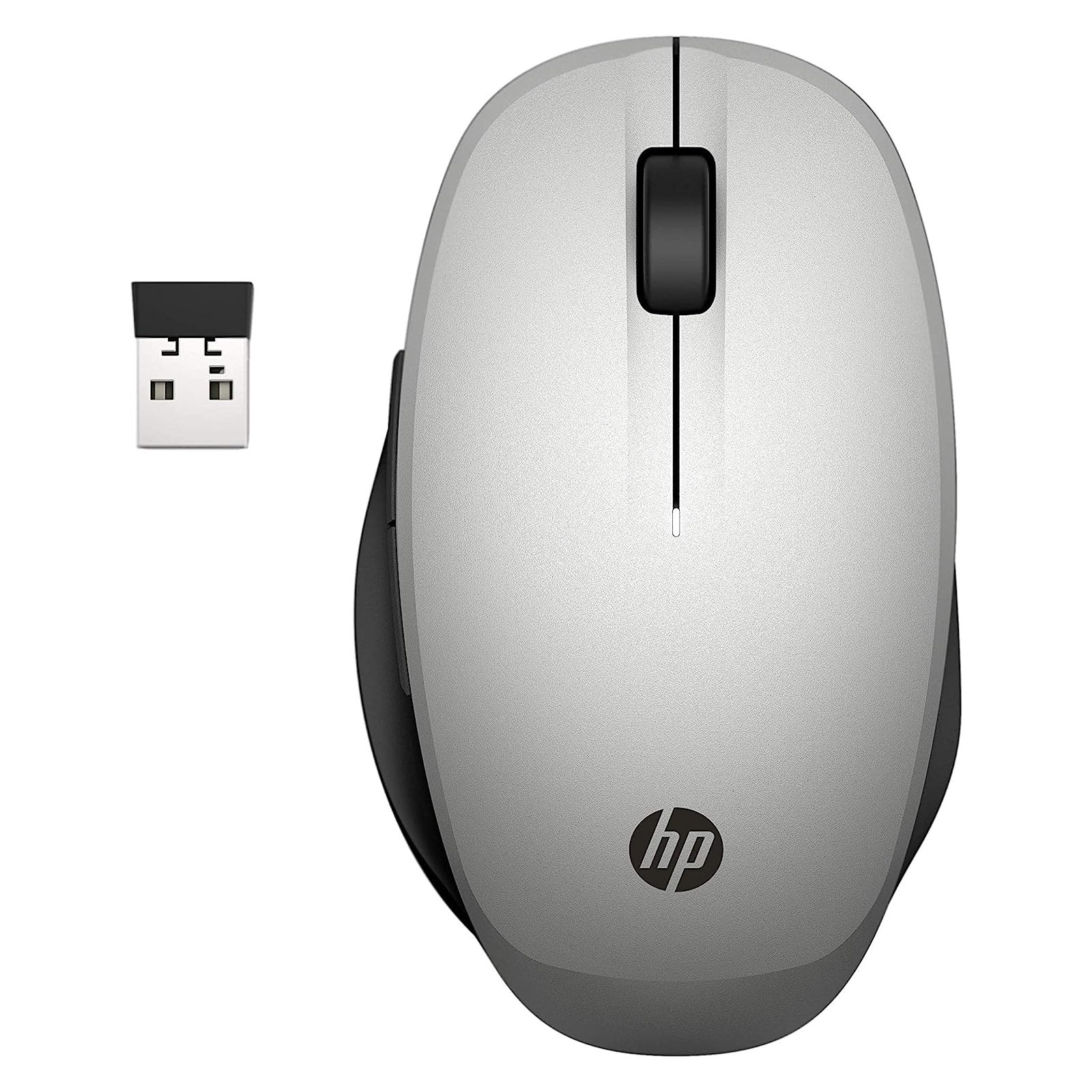 Мишка HP Dual Mode Bluetooth/Wireless Silver (6CR72AA) зображення 5