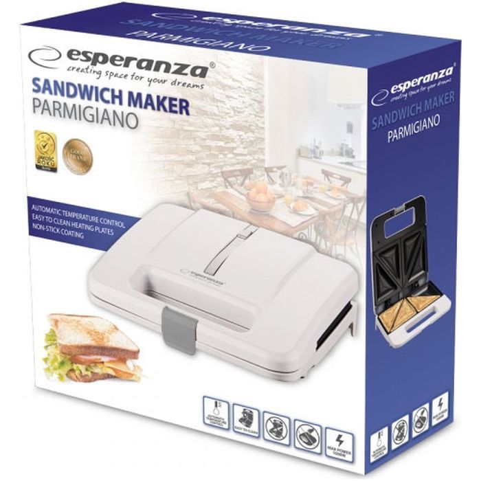 Сэндвичница Esperanza EKT010W изображение 3
