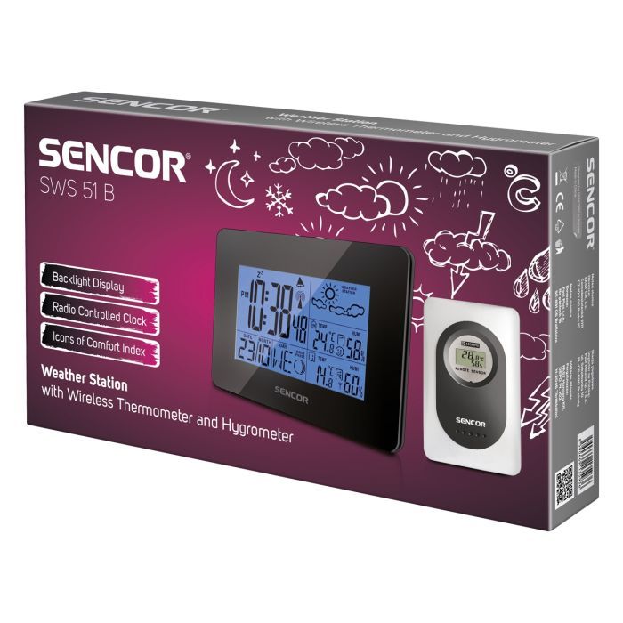 Метеостанція Sencor SWS51B зображення 2
