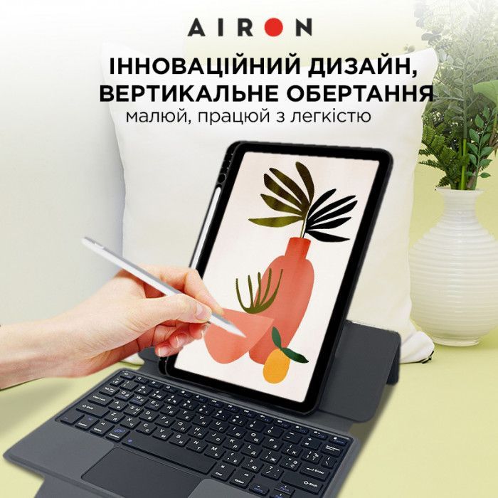 Чехол для планшета AirOn Premium iPad Air 4Gen/5Gen 10.9" with Keyboard (4822352781094) изображение 10
