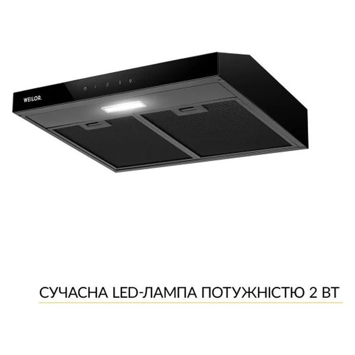 Вытяжка кухонная Weilor WPL 5092 FBL изображение 4