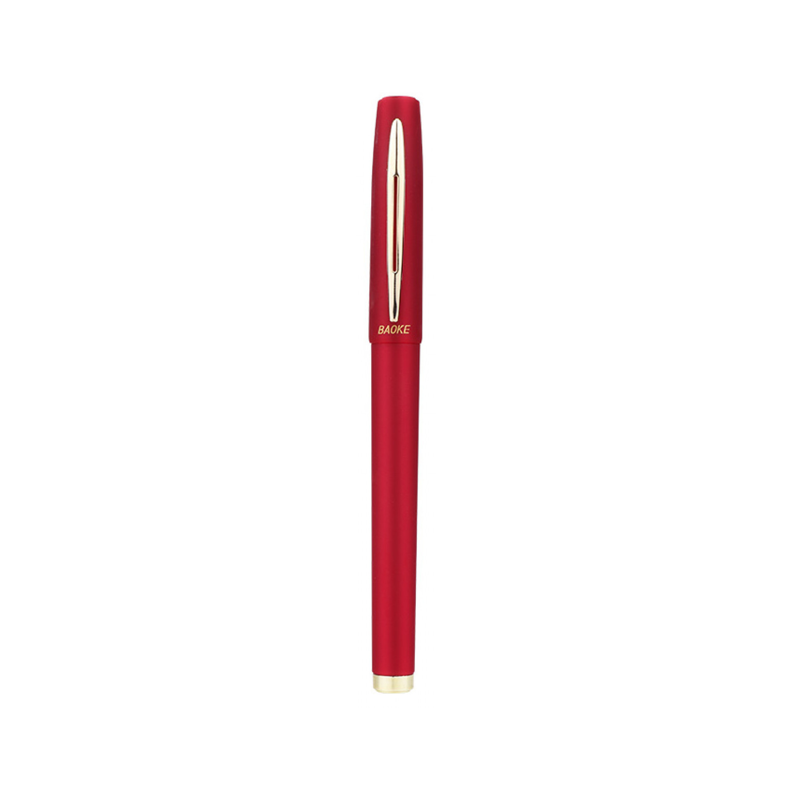 Ручка гелевая Baoke антибактериальное покрытие софт 0.5 мм, красная (PEN-BAO-1828A-R)