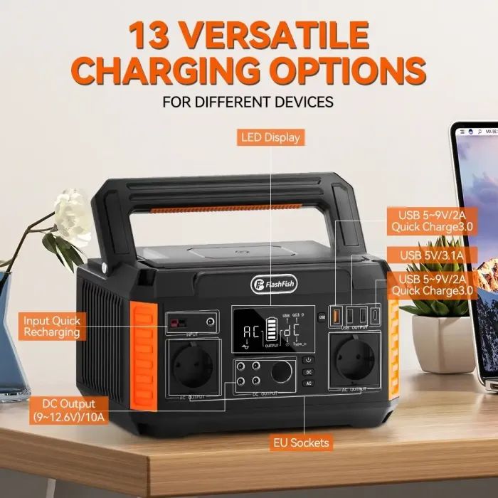 Зарядная станция FlashFish P60, 500W (P60) изображение 7