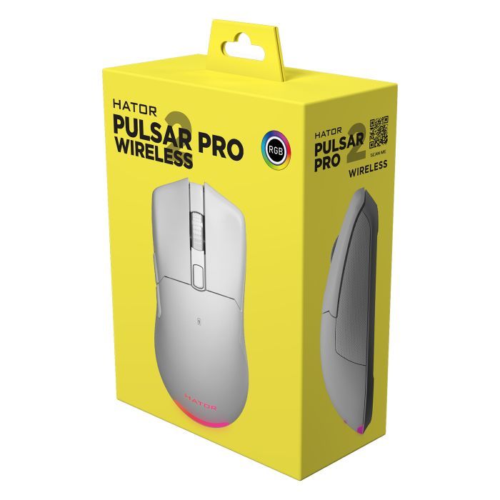 Мишка Hator Pulsar 2 Pro Wireless White (HTM-531) зображення 6