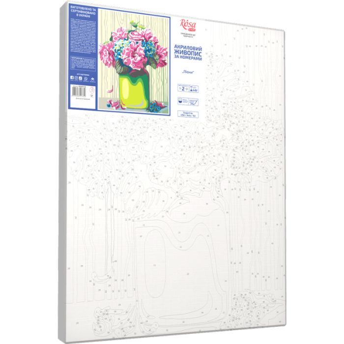 Картина по номерам Rosa Start Пионы (4823098501350) изображение 2